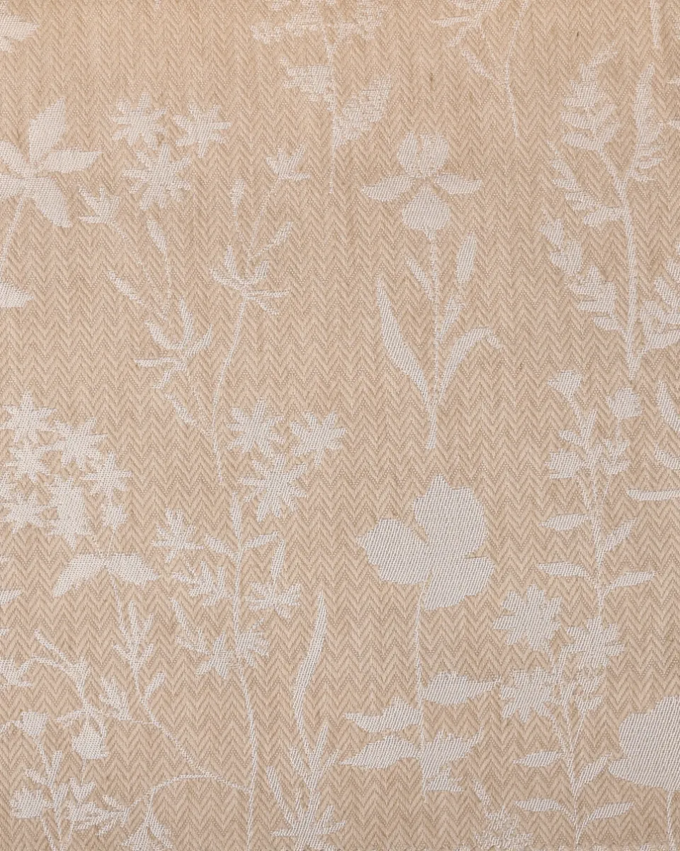 Floral Athena Vanilla - Regular (Webp) Floral Athena - Vanilla Color Fabric Swatch - Image 1