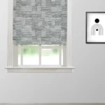 Hunter - Black and White Roman Shades