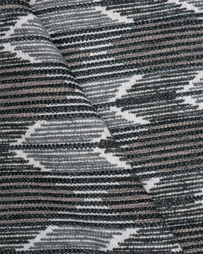 Kenny - Black and White Roman Shades - Image 2