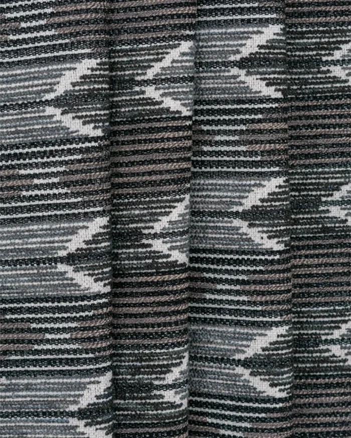 Kenny - Black and White Roman Shades - Image 4