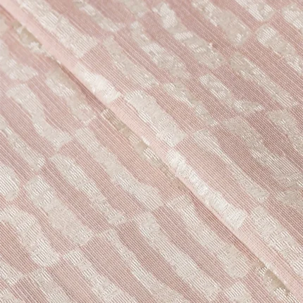 Ripple Fold Drapes | Landscape Minty Rose - Close up (Webp) | Curtain Avenue