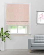 Landscape - Minty Rose Roman Shades
