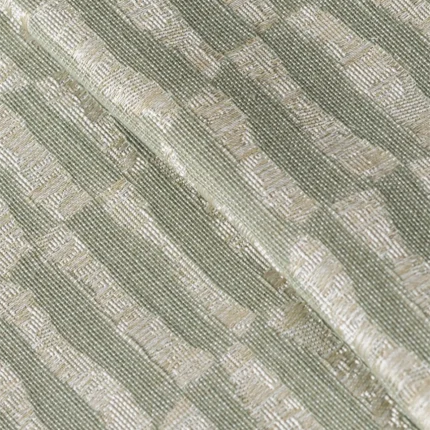 Ripple Fold Drapes | Landscape Sage - Close up (Webp) | Curtain Avenue