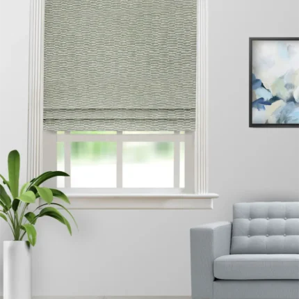 Roman Shades | Landscape Sage - Roman Shade image | Curtain Avenue