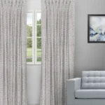 Landscape - Silver Custom Curtains