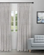 Landscape - Silver Custom Curtains