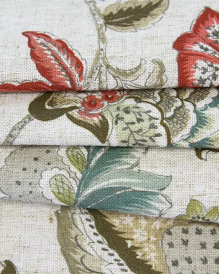 Leaf - Olive Fabric Swatch - Image 2