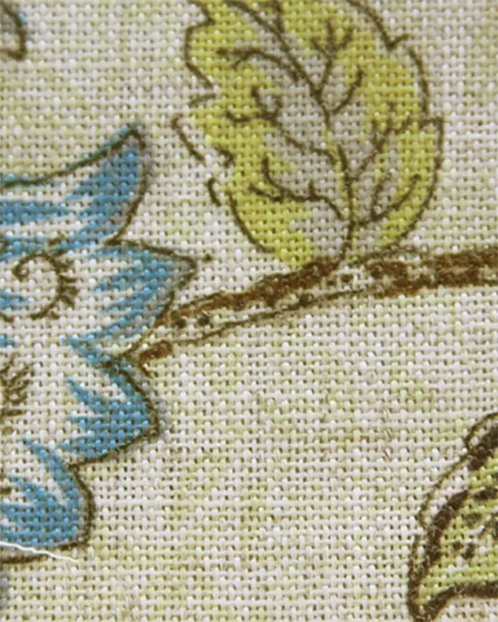 Leaf - Orange Fabric Swatch - Image 3