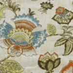 Leaf - Orange Ripple Fold Drapes