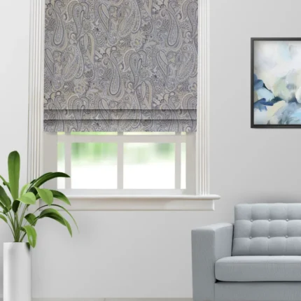 Roman Shades | Meadow Antique - Roman Shade (Webp) | Curtain Avenue