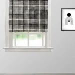 Meyer -  Black and White Roman Shades