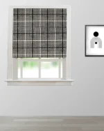 Meyer -  Black and White Roman Shades