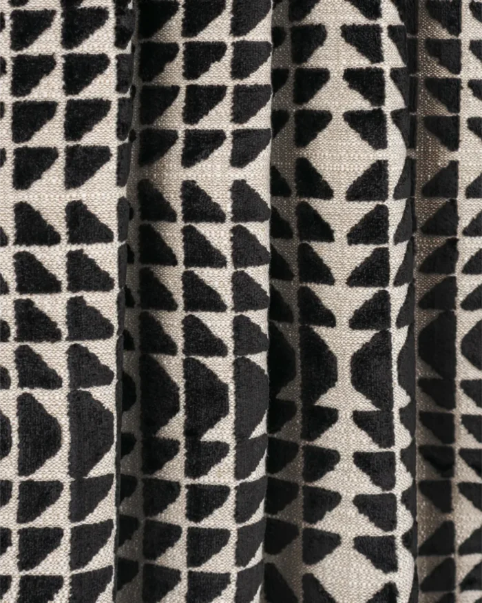 Meyer -  Black and White Roman Shades - Image 3