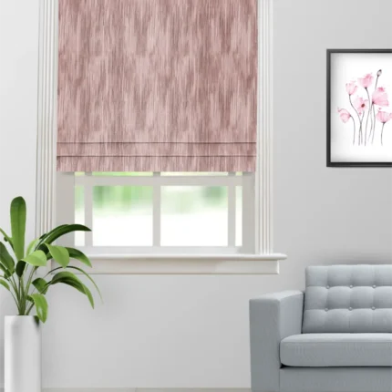 Roman Shades | Ombre Salmon - Roman Shade (Webp) | Curtain Avenue
