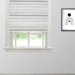 Peony - Black and White Roman Shades