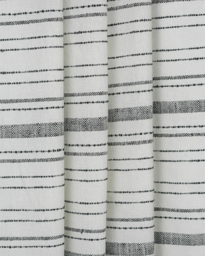 Peony - Black and White Roman Shades - Image 4