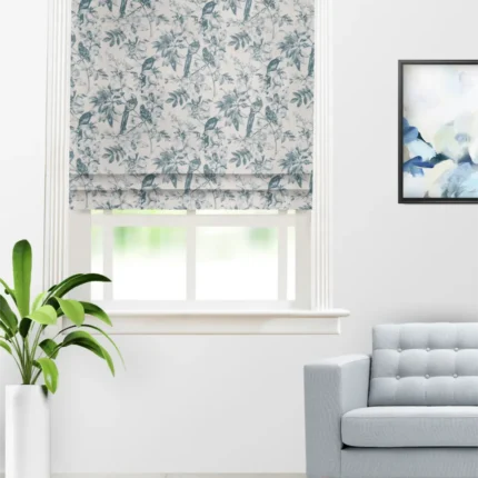 Roman Shades | Pero Ocean - Roman Shade (Webp) | Curtain Avenue