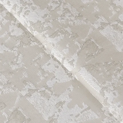 Ripple Fold Drapes | Pyramid Dove - Close up (Webp) | Curtain Avenue