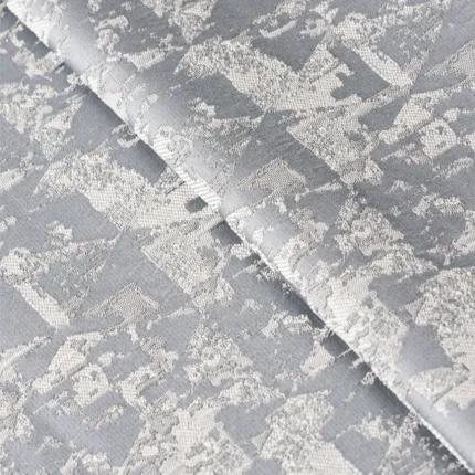 Ripple Fold Drapes | Pyramid Dusty Blue - Close up (Webp) | Curtain Avenue