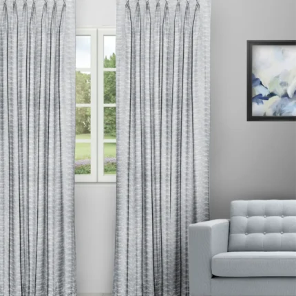 Curtains | Pyramid Dusty Blue - Curtain (Webp) | Curtain Avenue