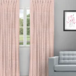 Pyramid - Misty Rose Custom Curtains