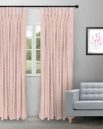 Pyramid - Misty Rose Custom Curtains