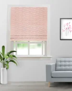 Pyramid - Misty Rose Roman Shades