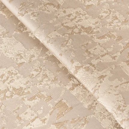 Ripple Fold Drapes | Pyramid Sand - Close up (Webp) | Curtain Avenue