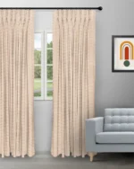 Pyramid - Sand Custom Curtains