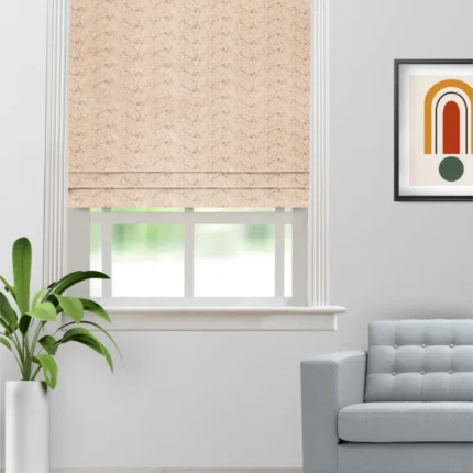 Roman Shades | Pyramid Sand - Roman Shade (Webp) | Curtain Avenue