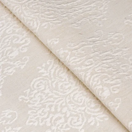 Ripple Fold Drapes | Quinlan Alabaster - Close up (Webp) | Curtain Avenue