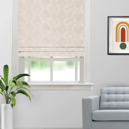 Roman Shades | Quinlan Alabaster - Roman Shade (Webp) | Curtain Avenue
