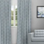 Quinlan - Antique Blue Custom Curtains