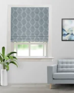 Quinlan - Antique Blue Roman Shades