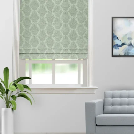Roman Shades | Quinlan Dew Drops - Roman Shade (Webp) | Curtain Avenue