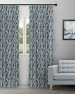 Safari Birds - Aegean Teal Custom Curtains