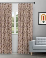 Safari Birds - Brass Custom Curtains