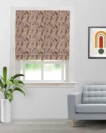 Safari Birds - Brass Roman Shades