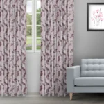 Safari Birds - Plum Custom Curtains