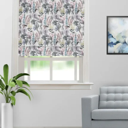 Roman Shades | Serene Drapes Berry -Roman Shade (Webp) | Curtain Avenue