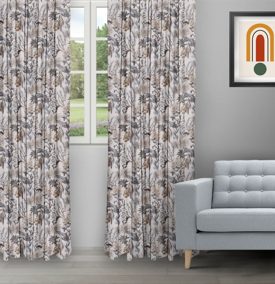 Serene Drapes - Brass Ripple Fold (Webp) Serene Drapes - Brass Ripple Fold Drapes - Image 1