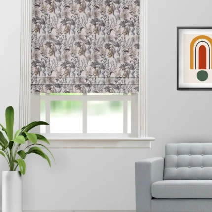 Roman Shades | Serene Drapes Brass -Roman Shade (Webp) | Curtain Avenue