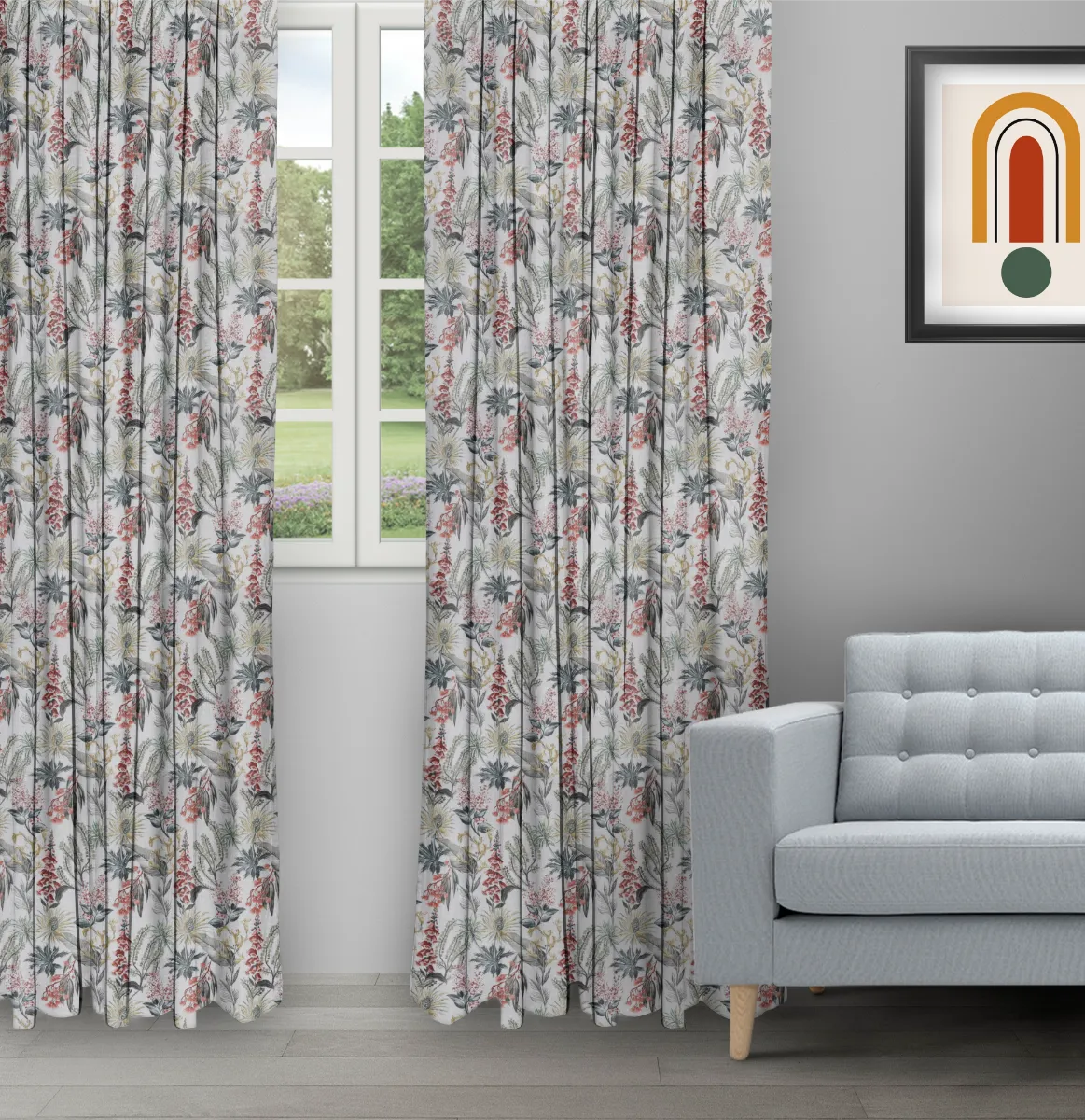 Serene Drapes - Pumpkin Ripple Fold (Webp) Serene Drapes - Pumpkin Ripple Fold Drapes - Image 1