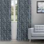 Serene Drapes - Teal Blue Ripple Fold Drapes