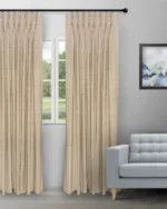 Somera - Beige Buff Custom Curtains
