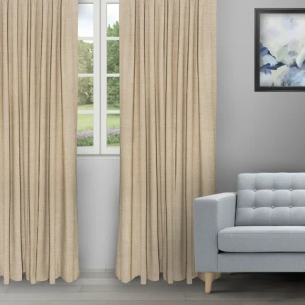 Ripple Fold Drapes | Somera Beige Buff - Ripple Fold image | Curtain Avenue