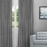 Somera - Charcoal Custom Curtains