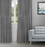 Somera - Charcoal Ripple Fold Panels