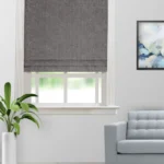 Somera - Charcoal Roman Shades