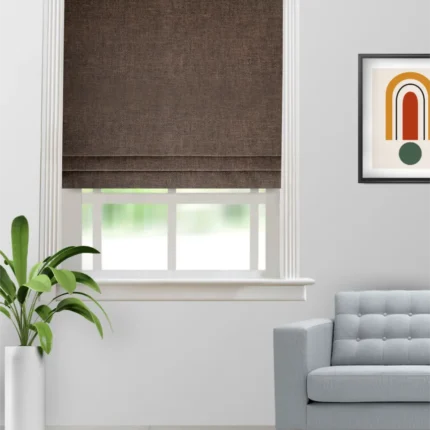 Roman Shades | Somera Cocoa - Roman Shade (Webp) | Curtain Avenue
